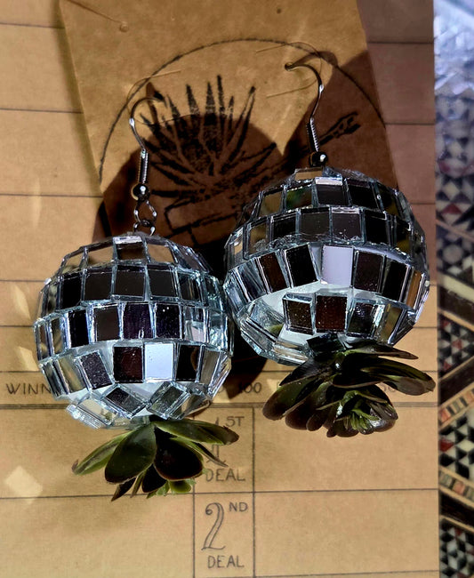 Disco Succulent Earrings