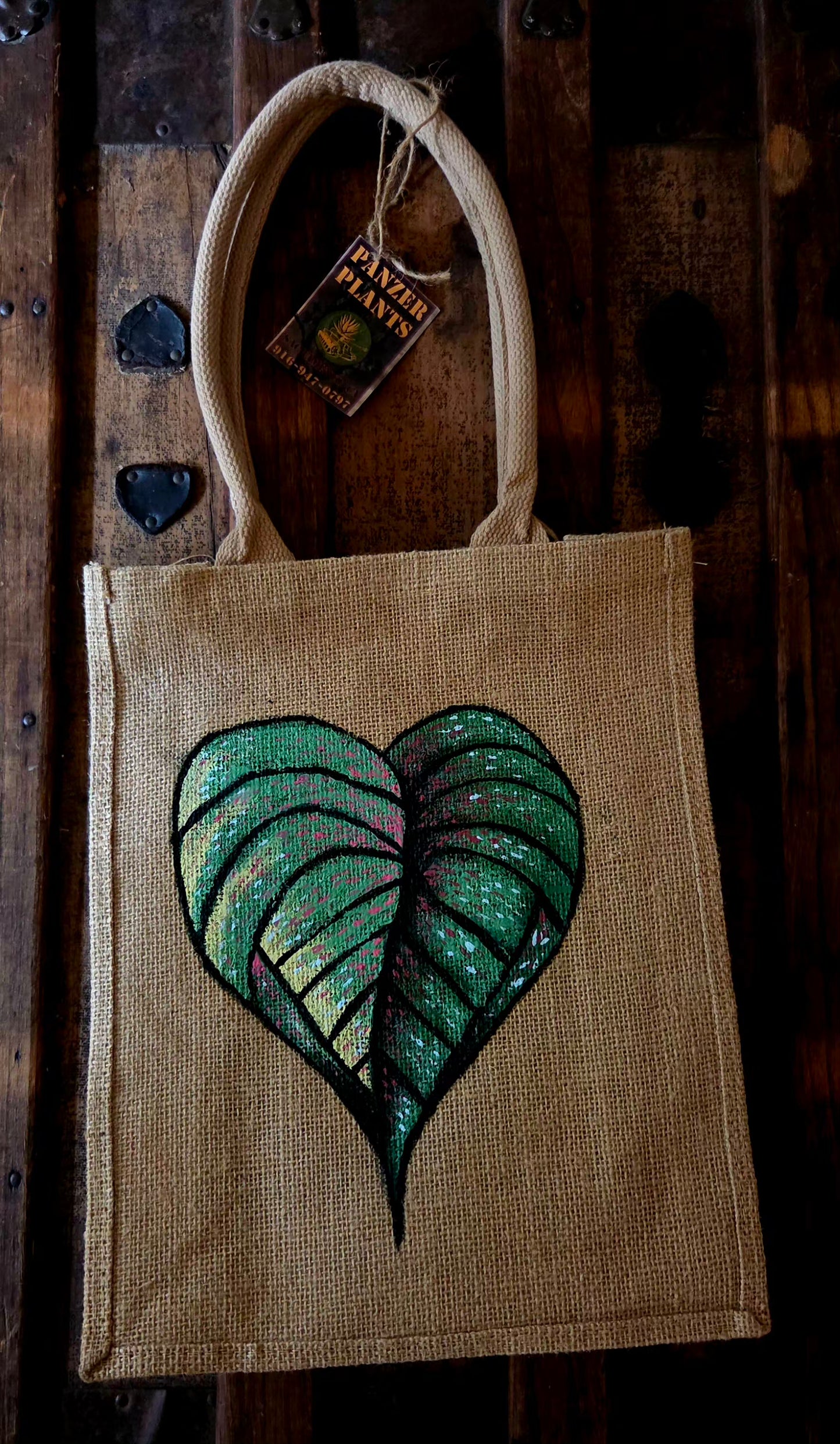 Anthurium Leaf Tote